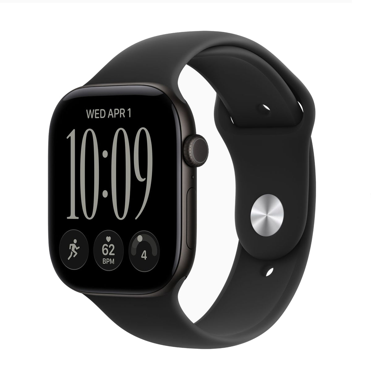 Apple Watch Series 12 42mm Al Black Sport Band