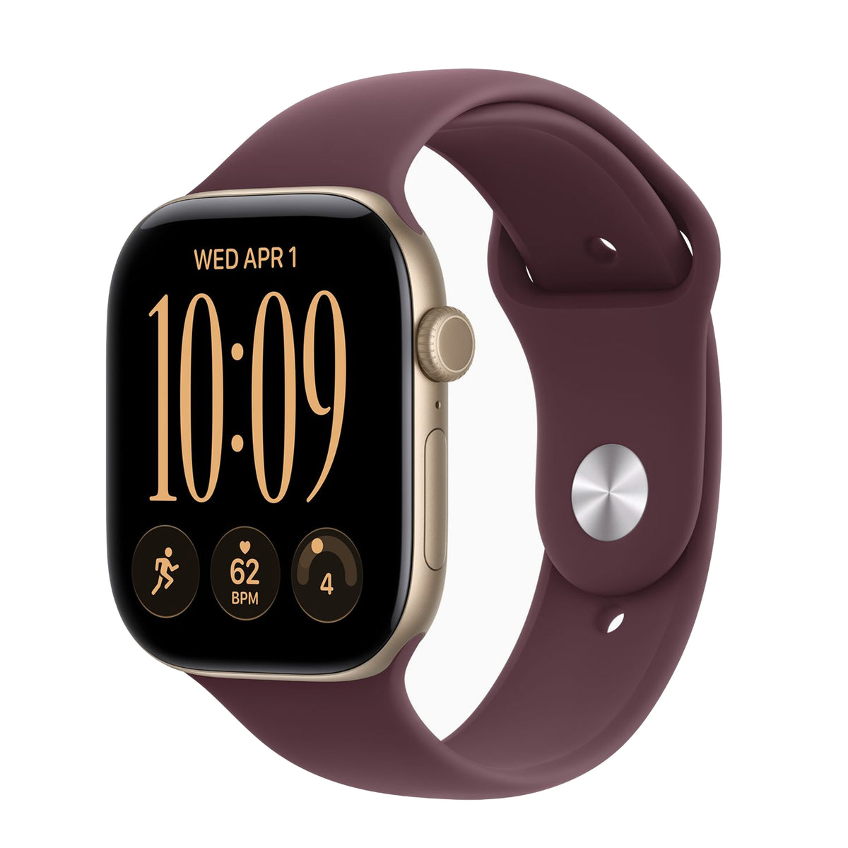 Apple Watch Series 12 42mm Ti Radiant Gold Sport Band